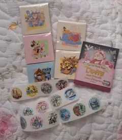 ダッフィー&フレンズ　ディズニー　メモ帳　シール　まとめ売り