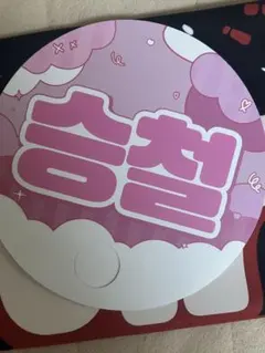 seventeen scoups エスクプス非公式スローガン、反射ミニうちわ、