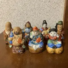 九谷焼 七福神 縁起物 置物陶器 九谷焼 七福神 縁起物 置物陶器