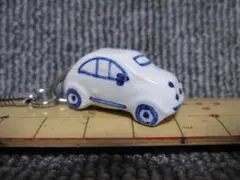I/ 陶器製 車型 キーホルダー VW フォルクスワーゲン 希少 激レア 年代物