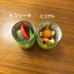 ポケモンエッグ　チコリータ ヒコザル フィギュアセット