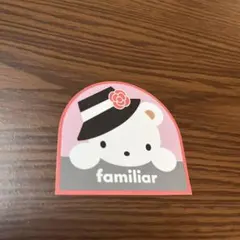 【新品未使用品】ファミリアfamiliar POP UPストア　ステッカー