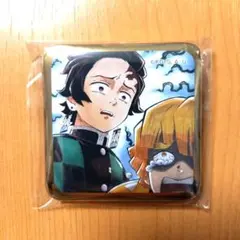 鬼滅の刃 シアターダイニング お楽しみくじ スクエア缶バッジ 炭治郎 善逸