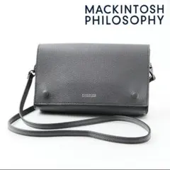 美品 マッキントッシュフィロソフィー スマホショルダー 財布 