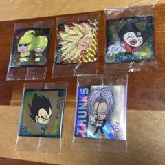 ドラゴンボール　ウエハースシール　５枚セット