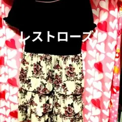 L'EST ROSE フラワー柄膝丈 ワンピース値下げしました