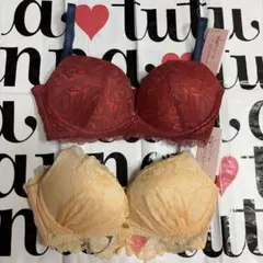 チュチュアンナ♡美乳マジックノンワイヤーブラ2種セット