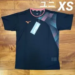 No.5025 MIZUNO ミズノ シャツ ブラック XS テニス ウェア