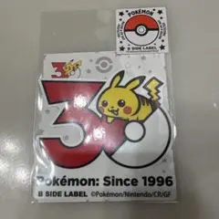 ポケモン ステッカー ピカチュウ30周年 B-SIDE LABEL - メルカリ