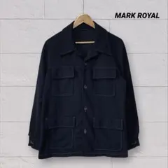 ヴィンテージ　MARK ROYAL ネイビー ポケット付きジャケット