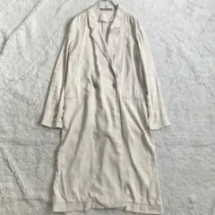美品・近年モデル✨Theory Luxe　スプリングコート　ロング丈　リネン