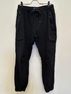 FRIED DENIM カーゴジョガーパンツ ブラック L ナイロン ストレッチ