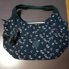Kipling ショルダーバッグ 花柄 モンキーチャーム付のサムネイル