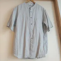 【美品】アーバンリサーチ ドアーズ リネンシャツ Ｌ グレージュ