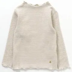 ホワイトストライプ 長袖カットソー 100cm