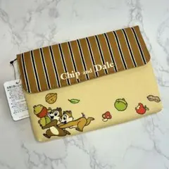 【最終値下げ】チップとデール ポーチ 母子手帳ケース パスポートケース