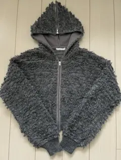 MOUSSY ループニットブルゾン アウター グレー y2k ショート丈 - メルカリ