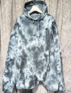 XXLサイズ チャンピオン タイダイ柄スウェットパーカー