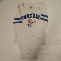GAP クマ柄長袖ロンパース80cm