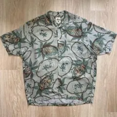 old stussy オールド ステューシー 初期 パイン柄 アロハ L - メルカリ