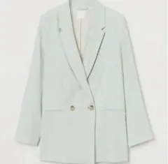 H&M テーラードジャケット　ミントグリーンXS