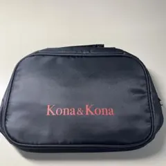 Kona&Kona ポーチ ブラック レッド