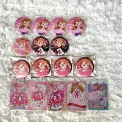 わんだふるプリキュア　缶バッジ　きらきらカードグミ　キュアワンダフル
