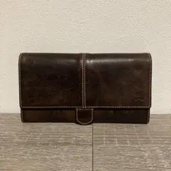 3F Ain Soph アインソフ 本革 がま口 長財布 レザーロングウォレットのサムネイル