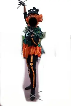 ディズニー スプーキーBoo！パレード かぼちゃ黒 女性ダンサー衣装