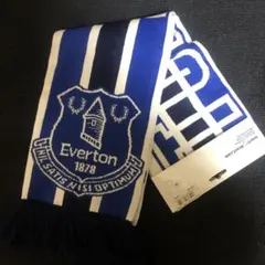 【新品】EVERTONストライプ ニットマフラー