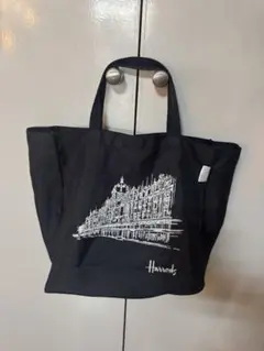 三越 Harrods トートバッグ 黒 三越 ノベルティ トートバッグのサムネイル