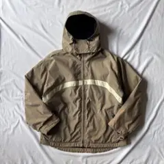 [曲線デザイン] 00s OLD GAP ナイロン フーデットジャケット L