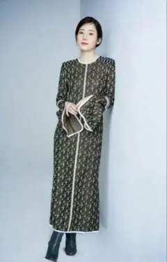 mame kurogouchi 伊勢丹限定 ワンピース フラワープリント ドレス 楽天市場】【中古】mame kurogouchi伊勢丹別注｢Floral Printed