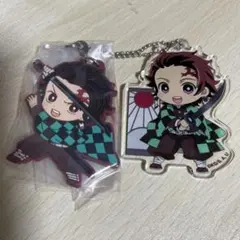 鬼滅の刃　炭次郎　ラバーストラップ　ラバスト　アクリルチャーム　キーホルダー