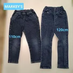 マーキーズ　デニム2本セット　110 120