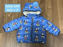 BABY GAP ディズニー　ミッキー柄　ダウン　90cm