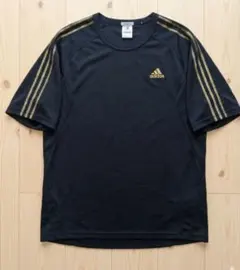 AM1027 ADIDAS ClimaLite ネイビー Tシャツ