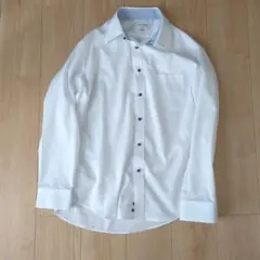 ORIHICA ホワイト ボタンダウンシャツ LL