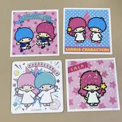 キキララ リトルツインスターズ スクエアマグネット コレクションガム シール付き