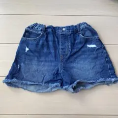 GU デニム ハーフパンツ 150
