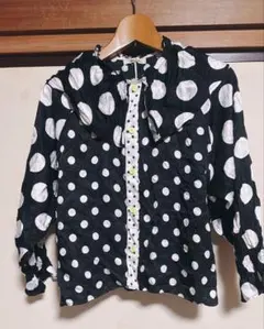 ユニカ　シャツ　ブラウス　ドット柄　140 新品　未使用