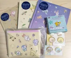 ポケモン スクラップブック ポーチ ラバーチャーム インデックス付箋ピカチュウ