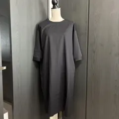 スタンプアンドダイアリー　ブラック　ワンピース　ブラック　黒　チュニック