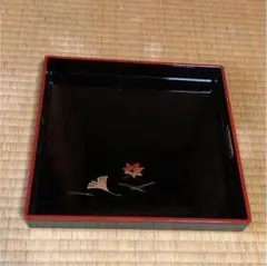 高級美術漆器　お盆 長手盆 漆器 木製 トレー 長盆 角盆 おぼん 黒