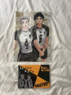 ジャンフェス ハイキュー 木兎 赤葦 ショウワノート ブロッキー クリアカード ジャンフェス ハイキュー 木兎 赤葦 ショウワノート ブロッキー