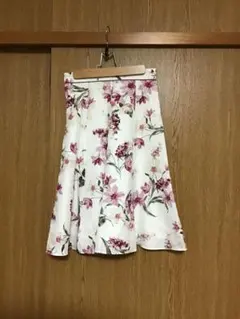 Apuweiser-riche フラワープリント フレアスカート サイズ1