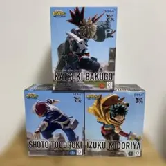 最新プライズ　僕のヒーローアカデミア フィギュア 3種セット新品未開封