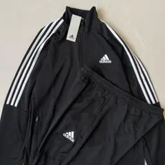 adidas アディダス XXL ジャージ上下 セットアップ トラックスーツ 黒