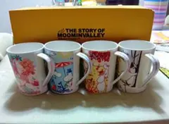 お値下げしました　新品　ムーミンマグカップ4個セット(フォーシーズン)