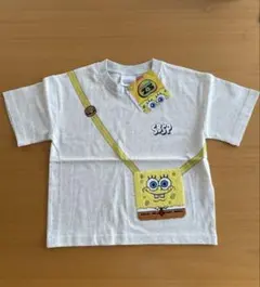 【新品タグ付き】スポンジボブ ポシェット風 半袖 Tシャツ 100cmのサムネイル